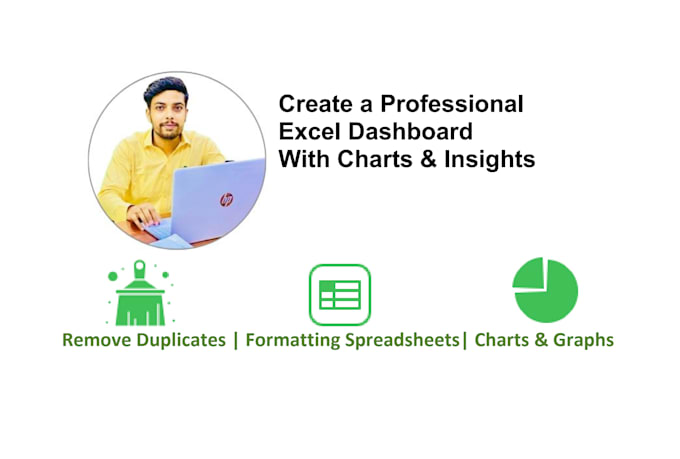 build a custom excel dashboard with ai insights, kpis and interactive visuals